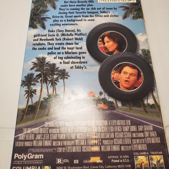 The Hollywood Knights (VHS, 2000) Tony Danza & Michelle Pfeiffer - Picture 3 of 4